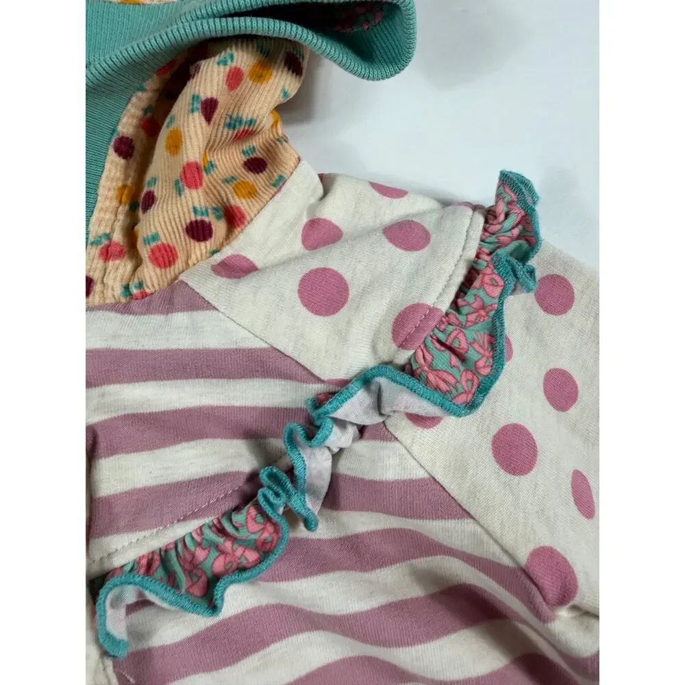Matilda Jane Twinkle Twinkle Hoodie Jacket Ruffle Polka Dot 18-24 Months
